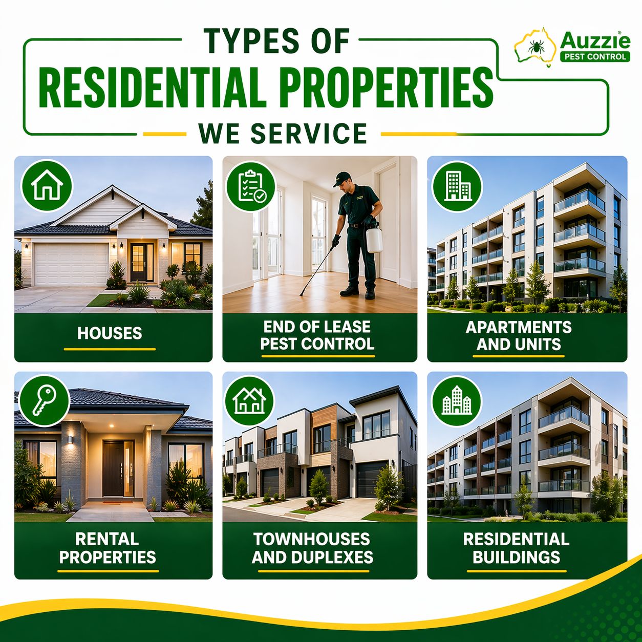Types of Residential Properties We Service