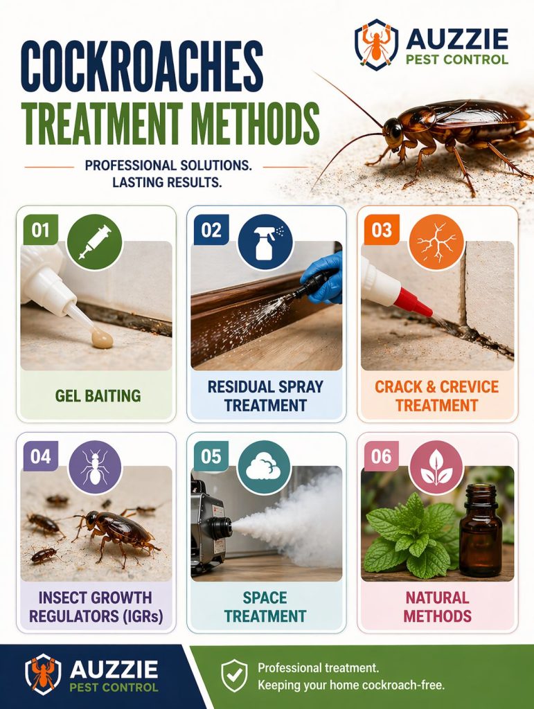 How We Treat Cockroach Infestations – Professional Cockroach Treatment Methods