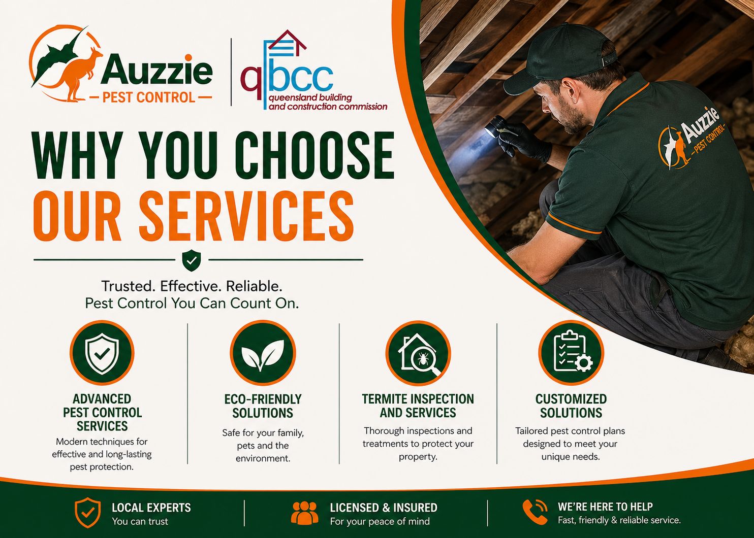 Reasons to choose Auzzie Pest Control