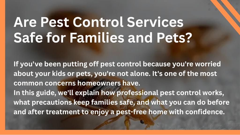 Are Pest Control Services Safe for Families and Pets?