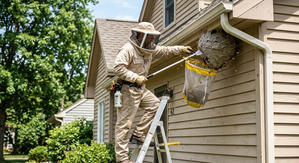 Why DIY Wasp Nest Removal Can Be Risky