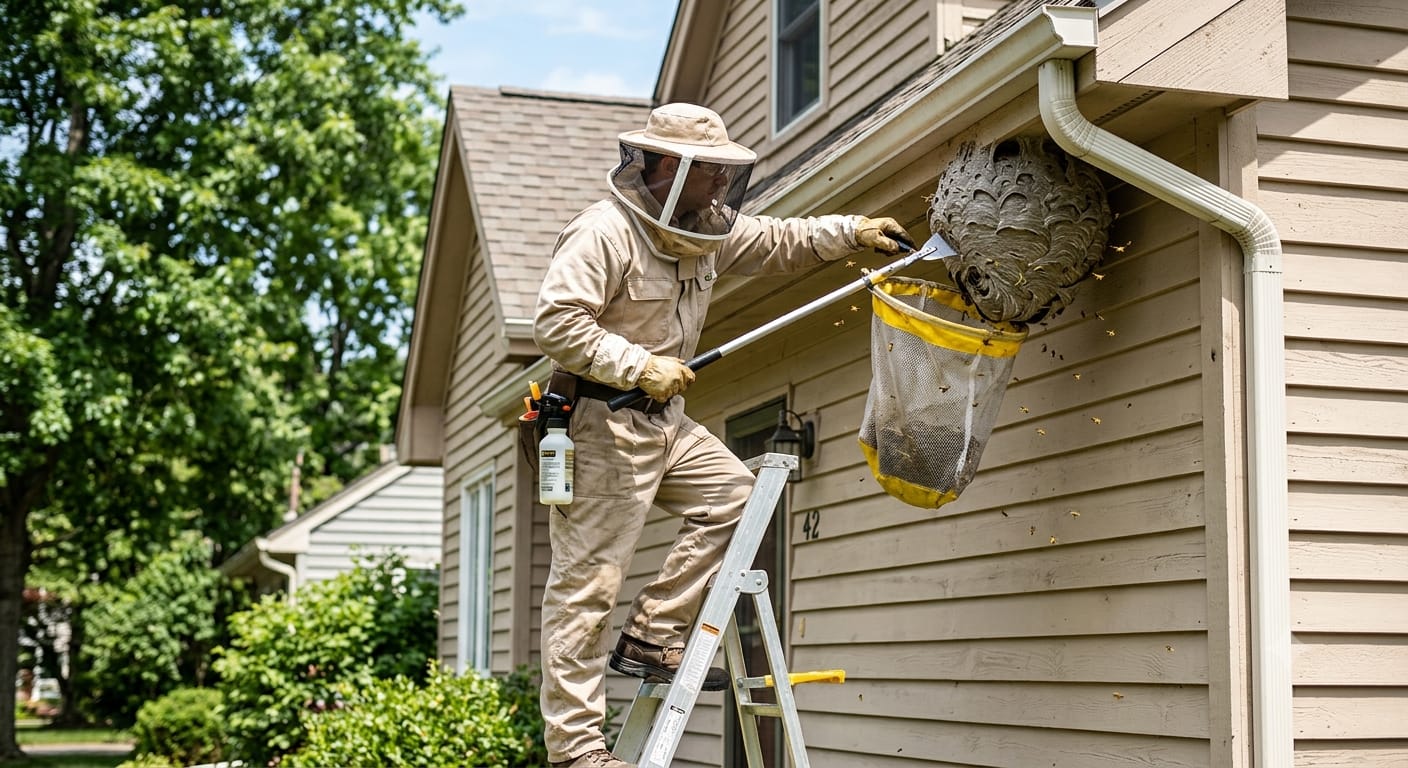 Why DIY Wasp Nest Removal Can Be Risky